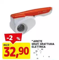 Ariete - Grati Grattugia Elettrica Ariete - Grati Grattugia Elettrica