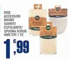 Irge -  Accessori Bagno Guanto Esfoliante/Spugna Scrub