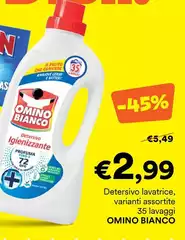 Omino Bianco - Detersivo Lavatrice, Varianti