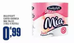 Bulkysoft - Carta Igienica Mia Talco