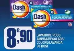 Dash - Lavatrice Pods Ambra/Regolare/Colore/Lavanda Dash - Lavatrice Pods Ambra/Regolare/Colore/Lavanda