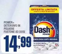 Dash - Power+ Detersivo In Polvere Fustone Dash - Power+ Detersivo In Polvere Fustone