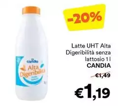 Candia - Latte UHT Alta Digeribilità Senza Lattosio