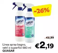 Quasar - Linea Spray Bagno, Vetri O Superfici