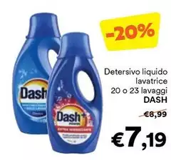 Dash - Detersivo Liquido Lavatrice 20 O 23 Lavaggi