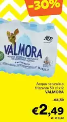 Valmora - Acqua Naturale O Frizzante
