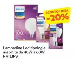 Philips - Lampadine Led Tipologie Assortite Da 40w A 60w Philips - Lampadine Led Tipologie Assortite Da 40w A 60w