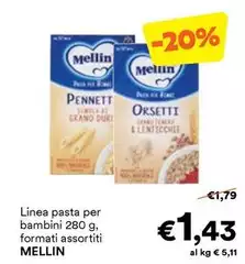 Mellin - Linea Pasta Per Bambini Mellin - Linea Pasta Per Bambini