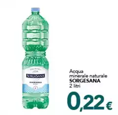 Sorgesana - Acqua Minerale Naturale