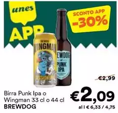 Brewdog - Birra Punk Ipa O Wingman Brewdog - Birra Punk Ipa O Wingman