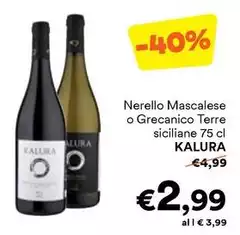 Kalura - Nerello Mascalese O Grecanico Terre Siciliane Kalura - Nerello Mascalese O Grecanico Terre Siciliane