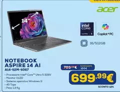 Acer - Notebook Aspire 14 AI 414-52M-5067
