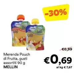 Mellin - Merenda Pouch Di Frutta, Mellin - Merenda Pouch Di Frutta,