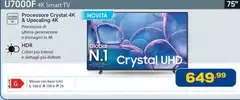 Samsung - Processor Crystal 4k U7000f Samsung - Processor Crystal 4k U7000f