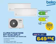 Beko - Climatizzatore Kit Dual Split
