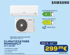 Samsung - Climatizzatore Monosplit KIT-FAR 0M