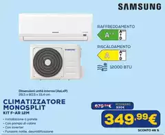 Samsung - Climatizzatore Monosplit KIT-FAR 12M