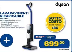 Dyson - Lavapavimenti Ricaricabile