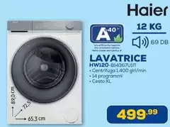 Haier - Lavatrice HW120-B1436YUIT