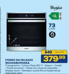 Whirlpool - Forno Da Incasso WO14IS8HMO9XA Whirlpool - Forno Da Incasso WO14IS8HMO9XA