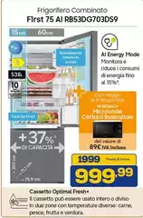 Samsung - Frigorifero Combinato 75 AI RB53DG703DS9