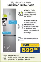 Samsung - Frigorifero Combinato EcoFlex AI RB38C676CS9