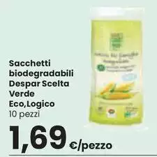 Despar - Sacchetti Biodegradabili Verde Eco, Logico