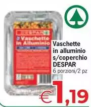 Despar - Vaschette In Alluminio S/Coperchio