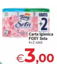 Foxy - Carta Igienica Seta
