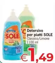 Sole - Detersivo Per Piatti