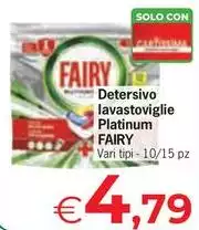 Fairy - Detersivo Lavastoviglie Platinum