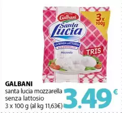 Galbani - Santa Lucia Mozzarella Senza Lattosio