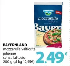 Bayernland - Mozzarella Valfiorita Julienne Senza Lattosio