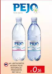 Acqua Pejo Naturale/ Frizzante Acqua Pejo Naturale/ Frizzante