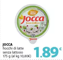 Jocca - Fiocchi Di Latte Senza Lattosio Jocca - Fiocchi Di Latte Senza Lattosio