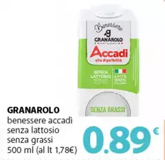 Granarolo - Benessere Accadi Senza Lattosio Senza Grassi