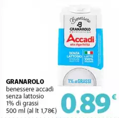 Granarolo - Benessere Accadi Senza Lattosio 1% Di Grassi
