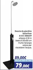Solo - Doccia Da Giardino Solarflow 8 Tiri 285519 Solo - Doccia Da Giardino Solarflow 8 Tiri 285519