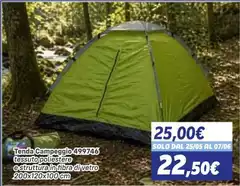 Solo - Tenda Campeggio 499746 Tessuto Poliestere Solo - Tenda Campeggio 499746 Tessuto Poliestere