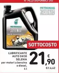 Selenia - Lubrificante Auto 5w30