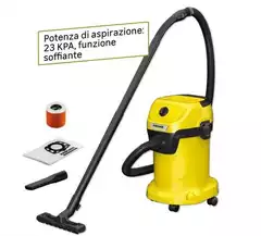Kärcher - Aspiratore Solidi E Liquidi Mod. WD 3V-19/4/20