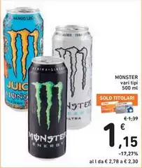 Monster - Vari Tipi