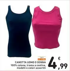 Canotta Uomo O Donna Canotta Uomo O Donna