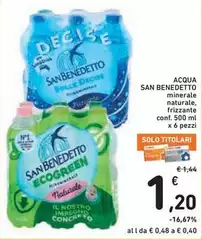 San Benedetto - Acqua