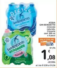 San Benedetto - Acqua