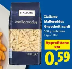 Italiamo - Malloreddus Gnocchetti Sardi Italiamo - Malloreddus Gnocchetti Sardi
