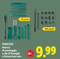 Parkside - Attrezzi Di Smontaggio O Clip Di Fissaggio E Fissacavi Per Auto Parkside - Attrezzi Di Smontaggio O Clip Di Fissaggio E Fissacavi Per Auto