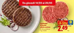 Hamburger Di Bovino Adulto Scottona