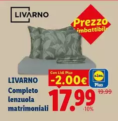 Livarno - Completo Lenzuola Matrimoniali