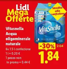 Vitasnella - Acqua Oligominerale Naturale Vitasnella - Acqua Oligominerale Naturale